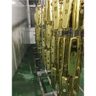 Máquina de capa Titanium durable del nitruro de la manija PVD de la cerradura del botón de puerta de la eficacia alta para el color del negro del oro de Rose del oro