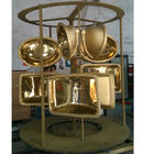Máquina multi de cerámica del chapado en oro del vacío del ion PVD del arco de Sanitaryware de la eficacia alta de la capacidad grande
