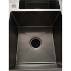 Máquina de la vacuometalización del color PVD del negro del color oro de Rose del fregadero del agua del lavabo de la cocina