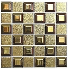 Equipo de capa de Pvd del mosaico de la máquina de cristal decorativa de la vacuometalización