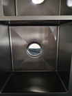 Solo puerta principal vertical de la máquina de la capa de vacío del lavabo PVD del agua del acero inoxidable