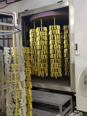 Durable Double Doors Plastic PVD  Vacuum Coating Machine For Tableware /Jewelry