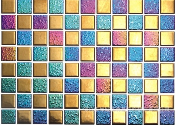 mosaico de vidrio cerámico azulejos cerámicos coloridos PVD Vacuo máquina de cromo de iones de revestimiento