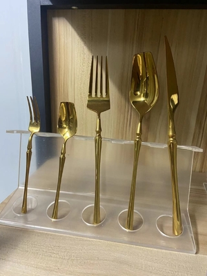 Acero inoxidable de color dorado cucharas de vajilla tenedores Pvd Titanio cromo máquina de recubrimiento al vacío