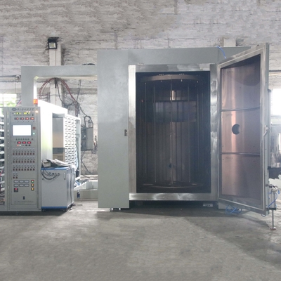 Máquina de iones de vacío Equipo de pulverización Metal Acero inoxidable Vidrio cerámico Revestimiento de acabado Oro PVD de colores