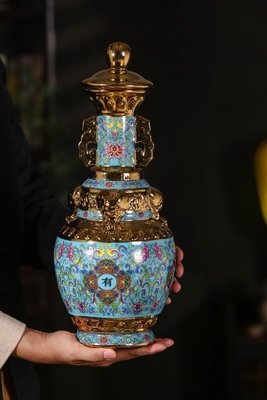 Máquina de recubrimiento PVD de gran capacidad de alta calidad de cerámica de color dorado
