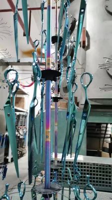 Máquina de revestimiento PVD de oro titanio para porta toallas y estantes