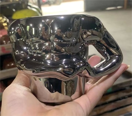 2 Puertas delanteras Máquina de metalización de trofeos de plástico automático