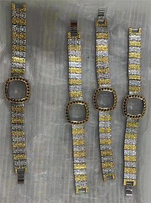 Máquina de recubrimiento de metal de oro PVD para cadenas, anillos