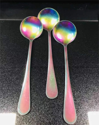 Máquina de revestimiento PVD para tubo de escape color arcoíris, 1 año de garantía