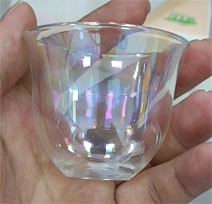 Máquina de revestimiento de vidrio de vidrio Pvd para color dorado plateado totalmente automática