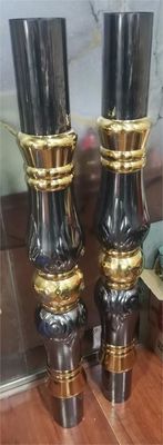 Línea de producción de revestimiento de espejo decorativo dorado para ascensor mediante máquina de recubrimiento al vacío PVD de lámina de acero inoxidable