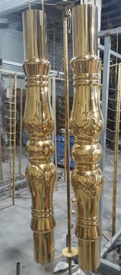 Equipo de revestimiento de hojas de muebles de inoxidable PVD, máquina de revestimiento de titanio