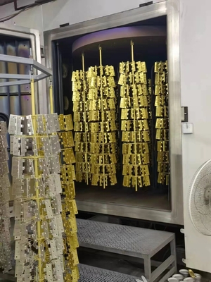 Máquina de metalización de vacío de alta capacidad para bolas de plástico de Navidad