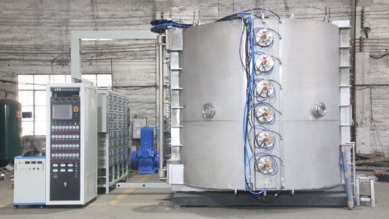 Máquina de recubrimiento al vacío de titanio metálico de acero inoxidable, joyería, tableta, caramelo, plasma