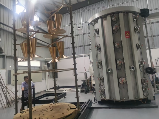 Máquina de recubrimiento rápido de nitruro de titanio con arco catódico al vacío