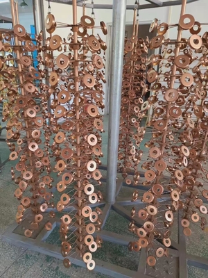 Artefactos de acero inoxidable Artefactos artesanales Oro Rosa Máquina de recubrimiento al vacío PVD