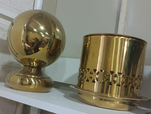 Máquina de revestimiento PVD de oro de acero inoxidable con pantalla táctil pequeña