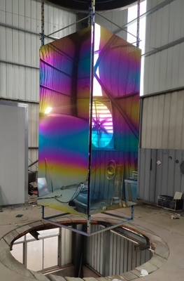 Máquina de recubrimiento de azulejos con pantalla táctil, máquina de recubrimiento PVD de oro de titanio