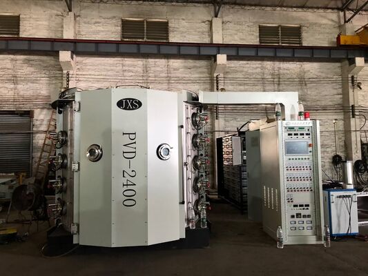 Máquina de recubrimiento de vidrio de bebida PVD con colorido recubrimiento decorativo acabado suave y control automático completo