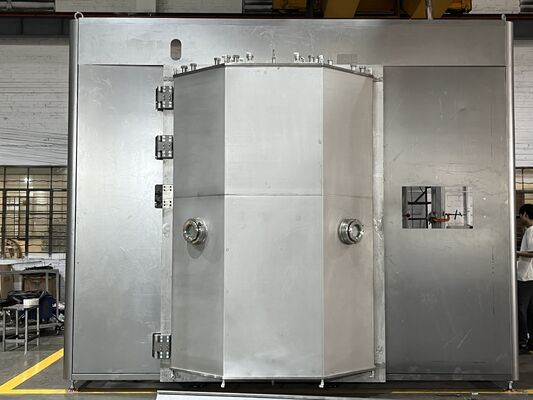 Máquina de recubrimiento al vacío PVD de hardware pequeño con recubrimiento resistente al desgaste de alta dureza y control totalmente automático