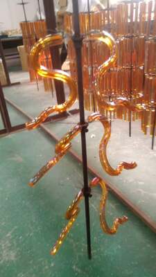 Colgantes de araña de cristal con revestimiento PVD con alta transparencia y refracción brillante para iluminación de lujo