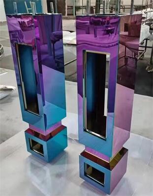 Full Auto Rainbow PVD Vacuum Coating Machine with Gradient Luster and 1 Year Warranty