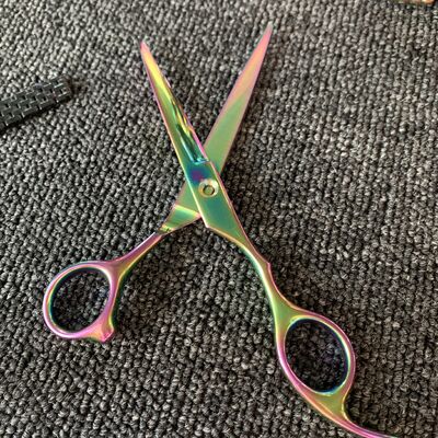 Tijeras para revestimiento al vacío PVD multicolor con superficie lisa y a prueba de óxido para uso diario