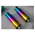 Máquina de capa Titanium inoxidable favorable al medio ambiente del nitruro del tubo de escape del acero PVD para el color azul del arco iris