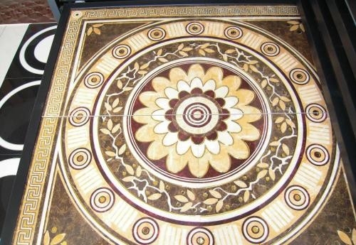 Dispositivos decorativos Tejas de piso de color dorado Máquina de recubrimiento al vacío PVD / Máquina de recubrimiento cerámico