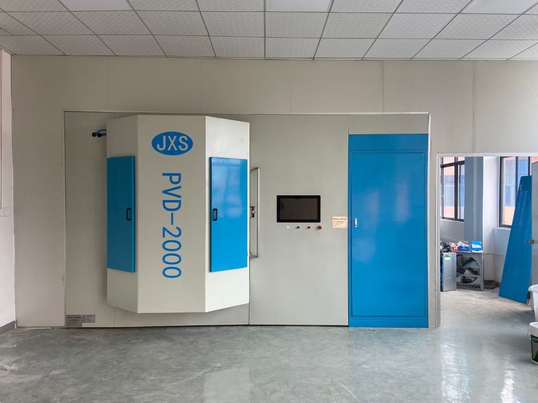 Máquina de recubrimiento PVD al vacío de acero inoxidable con ahorro de energía y alta capacidad para productos decorativos