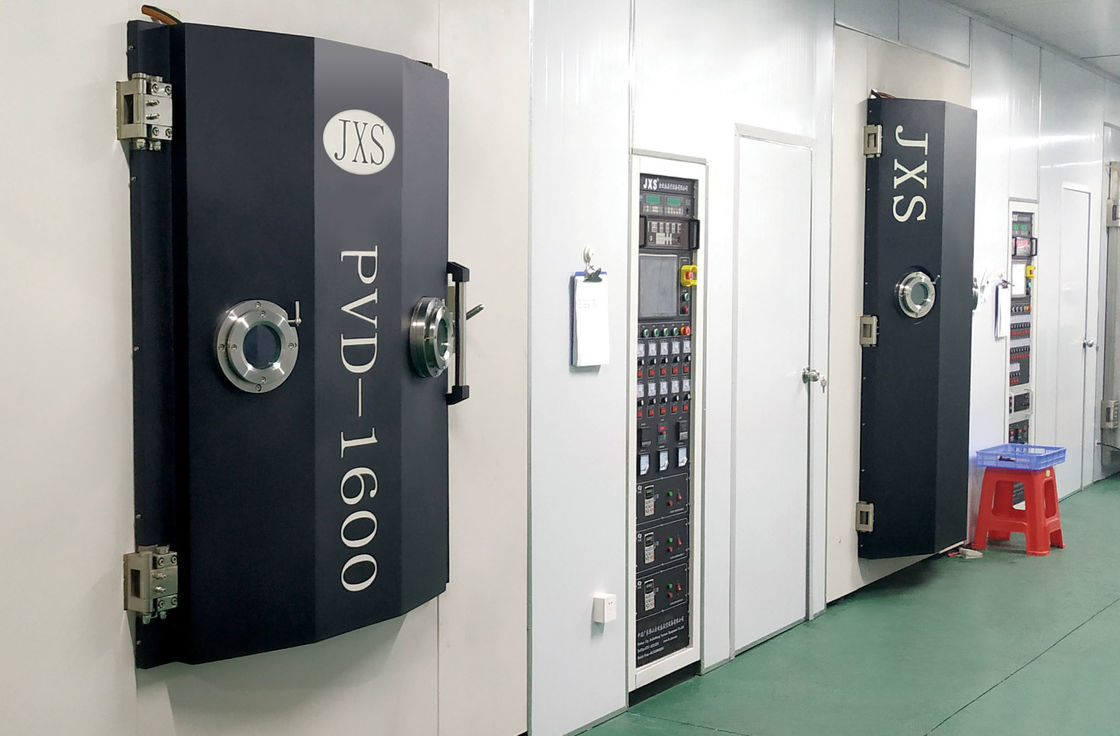 Servicios de recubrimiento de PVD de gama alta Compacta máquina de recubrimiento de pulverización por magnetrón de CC con blanco de oro para recubrimiento de metales nobles