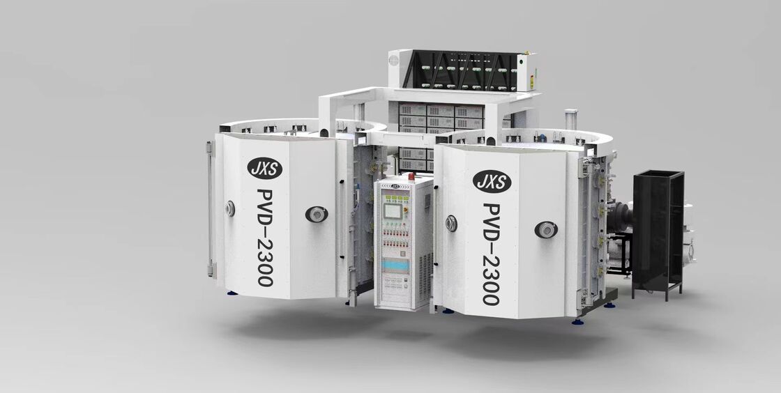 Máquina de recubrimiento de vacío PVD de plata de alto brillo con acabado de espejo premium y sistema de control automático completo