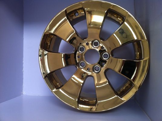 Calidad Máquina de recubrimiento al vacío de la rueda de coche de la pulverización catódica del magnetrón plano de DC garantía de 1 año Fábrica