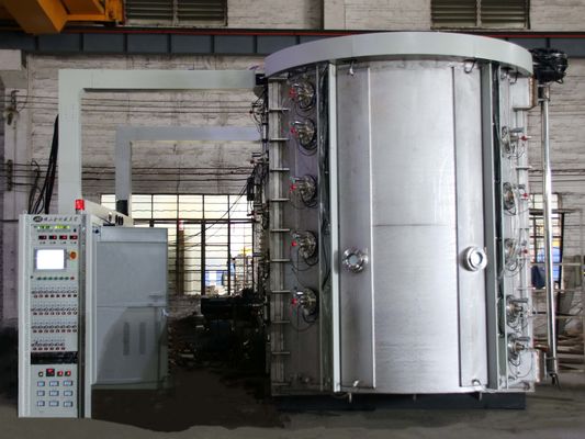 Un buen precio. Máquina de recubrimiento con vacío PVD de cucharas / vajilla de acero inoxidable FoShan JXS en línea