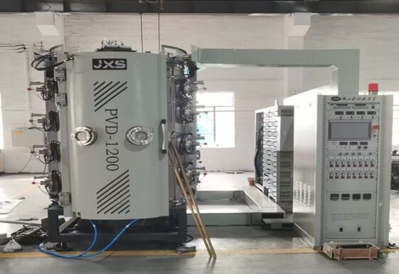 Máquina de recubrimiento PVD de cubiertos con funcionamiento automático completo Oro multicolor Oro rosa Oro negro Revestimiento para la producción de vajilla