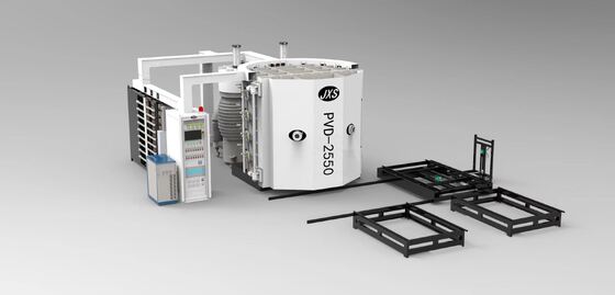 Un buen precio. Máquina de recubrimiento de vidrio PVD, equipo de vacío de color brillante para vasos y botellas de vidrio en línea