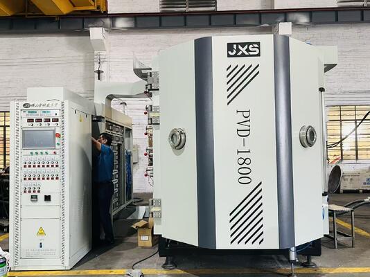 Un buen precio. Máquina de recubrimiento al vacío de iones multiarco de gran tamaño PVD-1800 con sistema de control totalmente automático para recubrimientos resistentes a los arañazos en línea