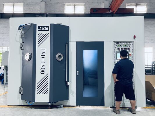 Un buen precio. Máquina de recubrimiento al vacío PVD totalmente automática para cubiertos de acero inoxidable con revestimiento iónico multiarco en línea
