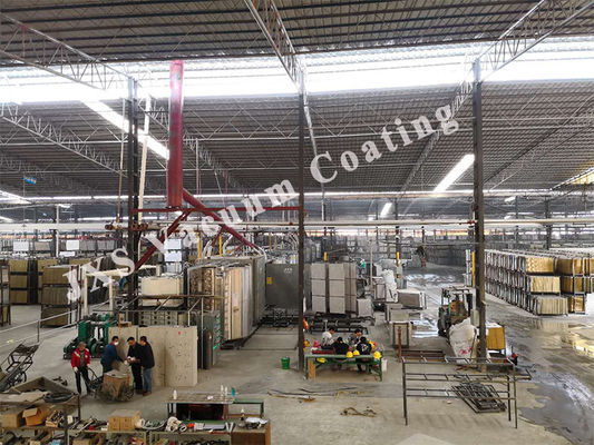 Un buen precio. Máquina modificada para requisitos particulares de la vacuometalización del tamaño PVD de la cámara para la baldosa cerámica y el acero inoxidable en línea