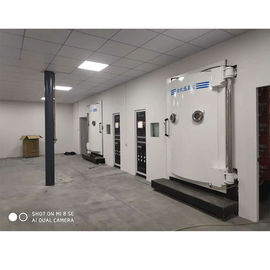 Fabricante de equipamiento multi cristalino de cristal modificado para requisitos particulares de la vacuometalización del ion PVD del arco de la cristalería del tamaño