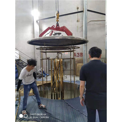Máquina Titanium de la vacuometalización del oro PVD de la silla de tabla de los muebles del acero inoxidable de la capacidad grande