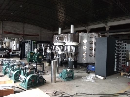 Un buen precio. Vacío del sistema de capa del tirador de puerta PVD del acero inoxidable del PLC Contol modificado para requisitos particulares en línea