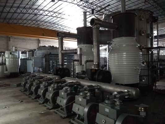Un buen precio. Máquina de acero inoxidable de la vacuometalización del tubo 300kW 50m2 PVD en línea